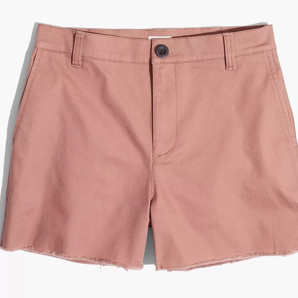 Madewell High-Rise Twill Shorts